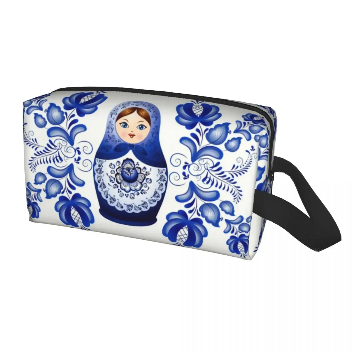 Custom Matryoshka Doll Russia Toiletry Bag Women Russian Folk Art Cosmetic Makeup Organizer Ladies Beauty Storage Dopp Kit Box