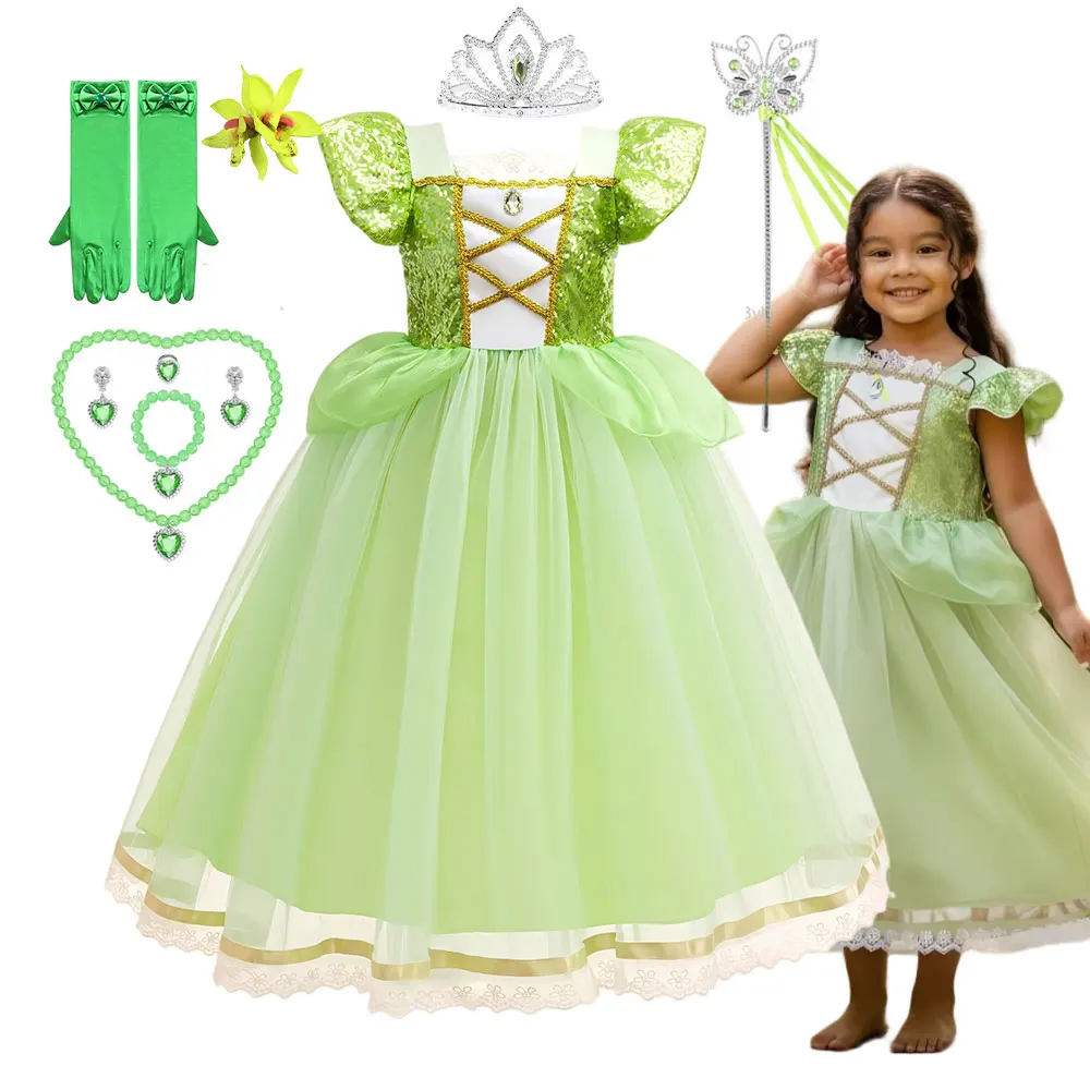 princess tiana dress up Yosbabe Costume Accessories for Girls Cosplay Accessories Christmas Gifts Set Gloves Crown Necklace Wand Earrings Ring Princess Accessories for Girls : Clothing, Shoes & Jewelry disney princess halloween costume Tiana Adult Costume The Princess