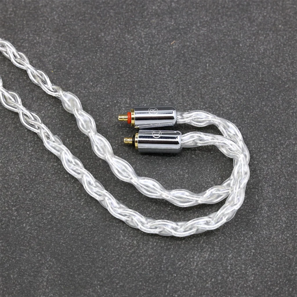 8-ядерный кабель для наушников из чистого серебра и плаладия, 99% 7n, для UE Live UE6 Pro, освещение SUPERBAX IPX Pro X10 X20 X30 X50 LN008400