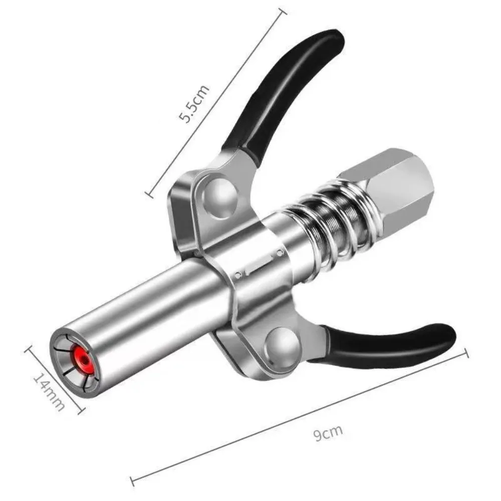 New Heavy-Duty Grease Coupler Grease Gun Coupler Connector Locking and Release Oil Filling Tool Pump Head Accessory Repair Tool