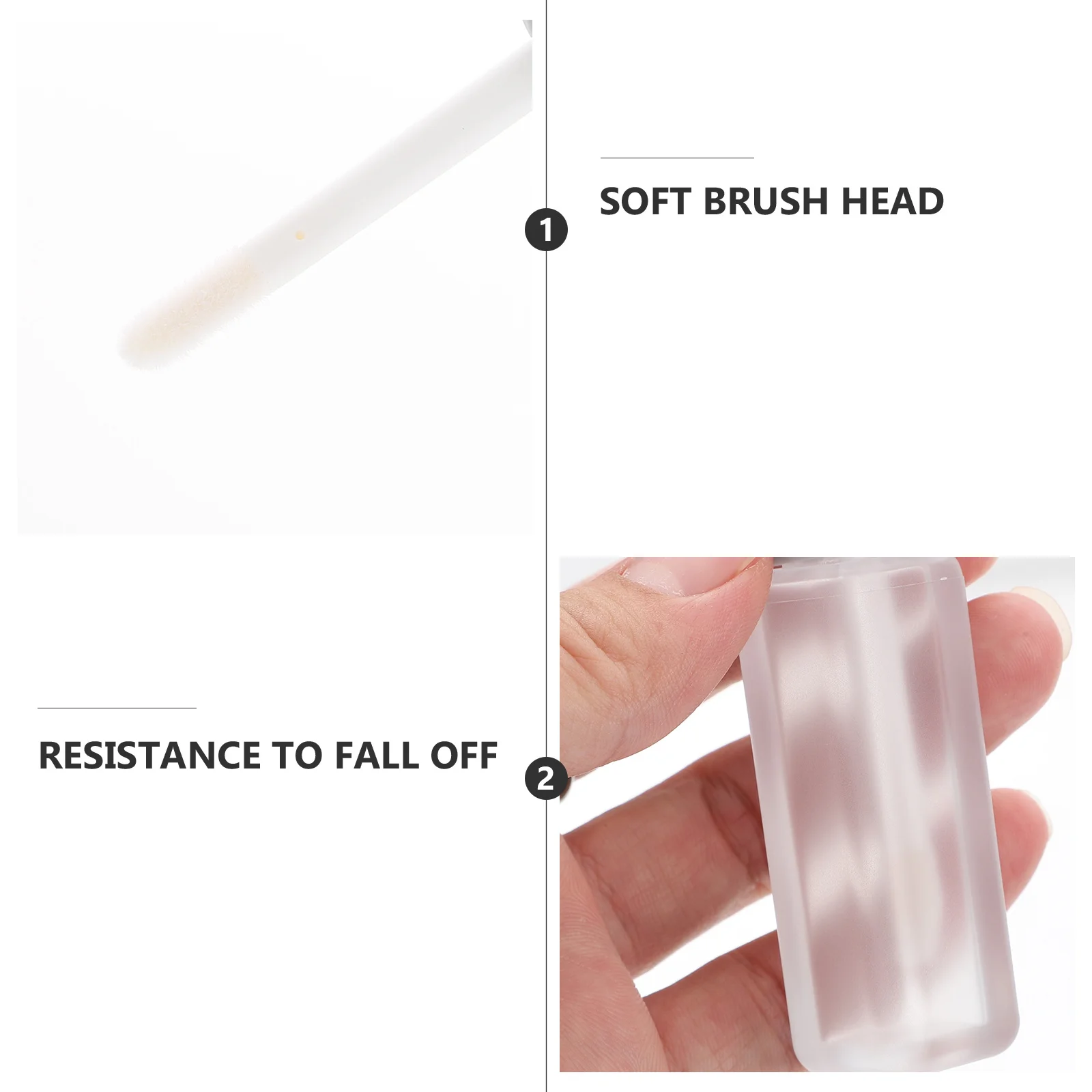 5 個のリップグロスサブチューブミニ円筒ボトル漏れ防止カバー使いやすい空のリップクリーム容器ポータブル