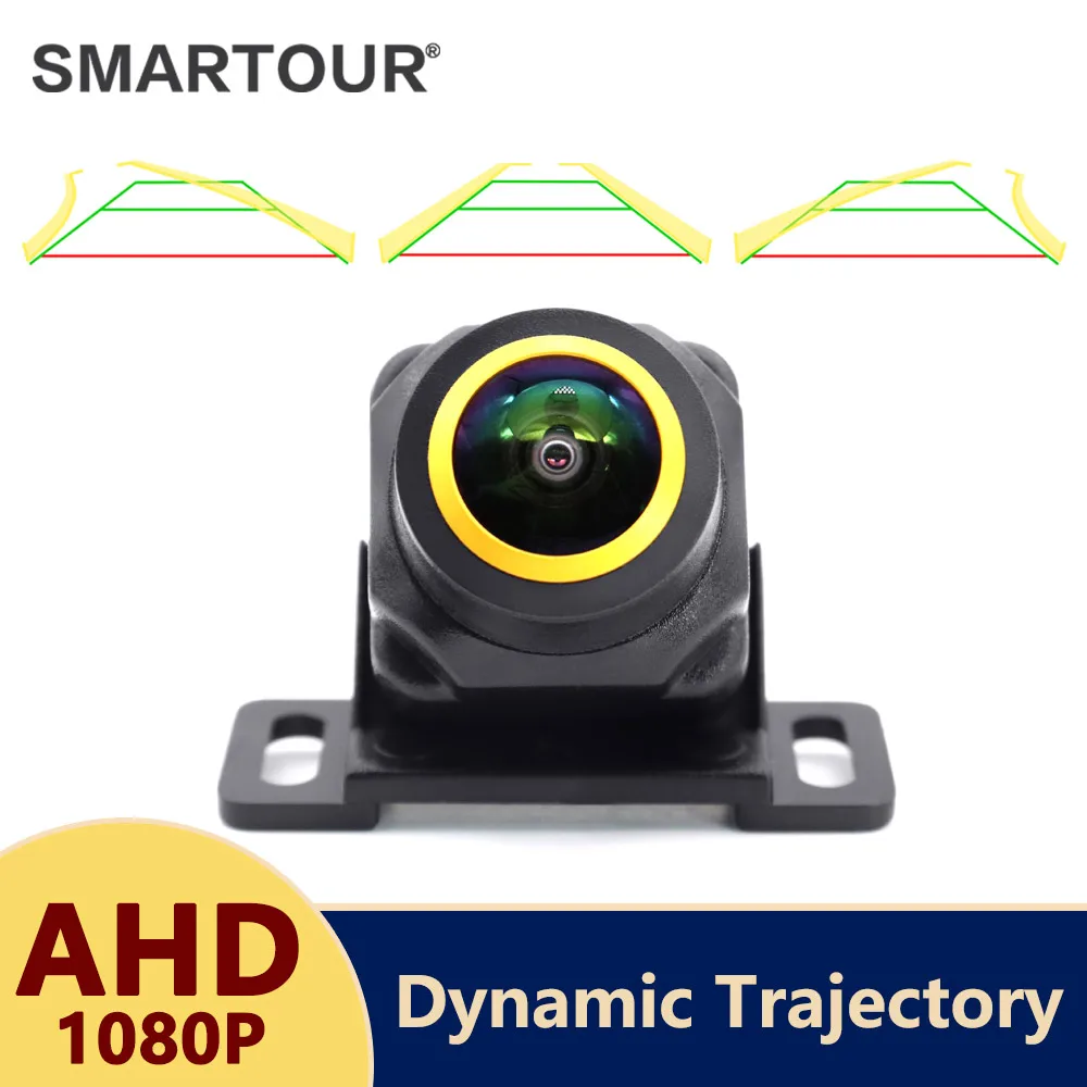 AHD 1080P Inteligentna dynamiczna trajektoria samochodu Poruszająca się linia parkowania Widok z tyłu Kamera cofania dla monitora DVD z systemem Android