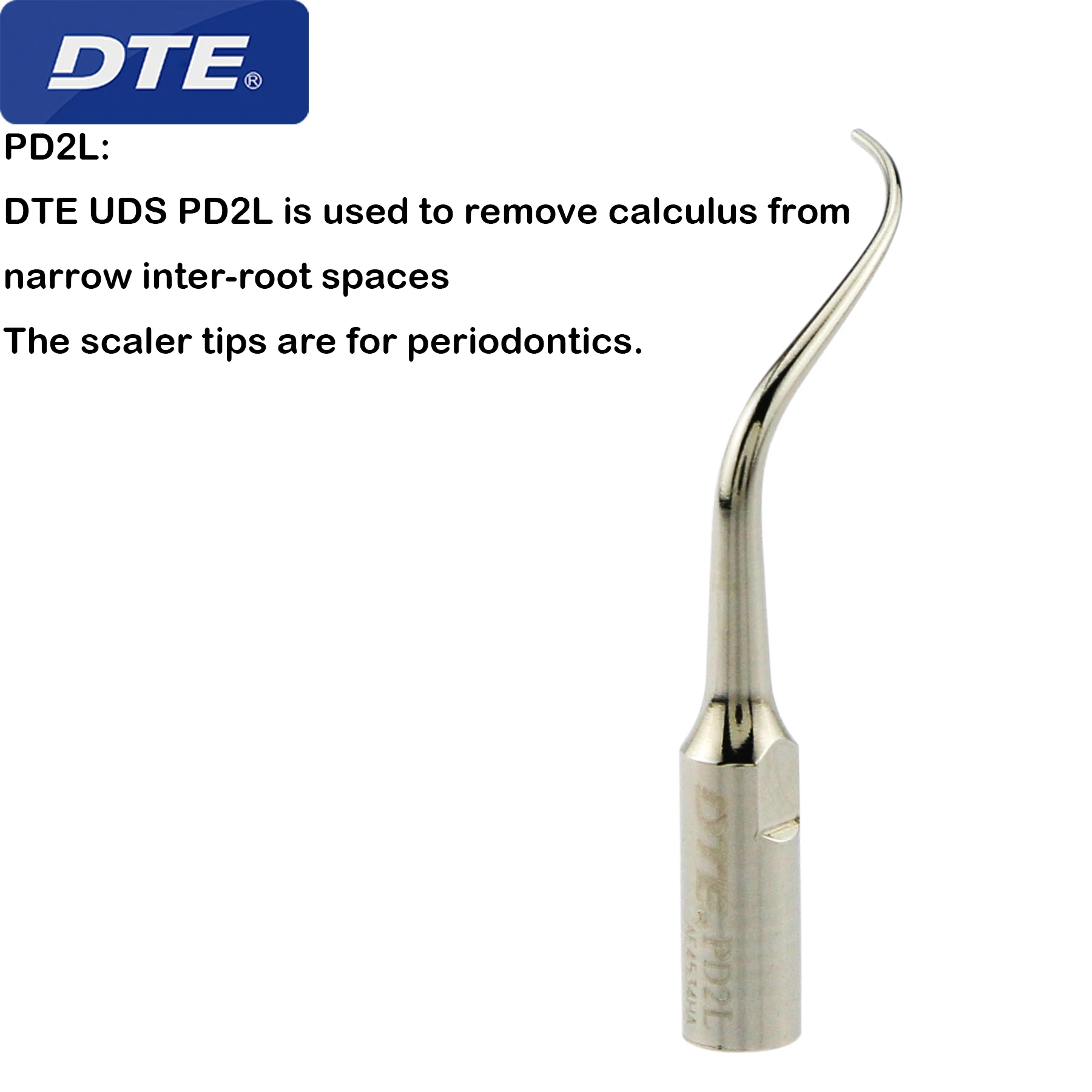 Woodpecker DTE Dental Ultrasonic Piezo Scaler Tips Periodontics Fit DTE NSK SATELEC Ultrasonic Scaler Handpiece PD2L PD2R