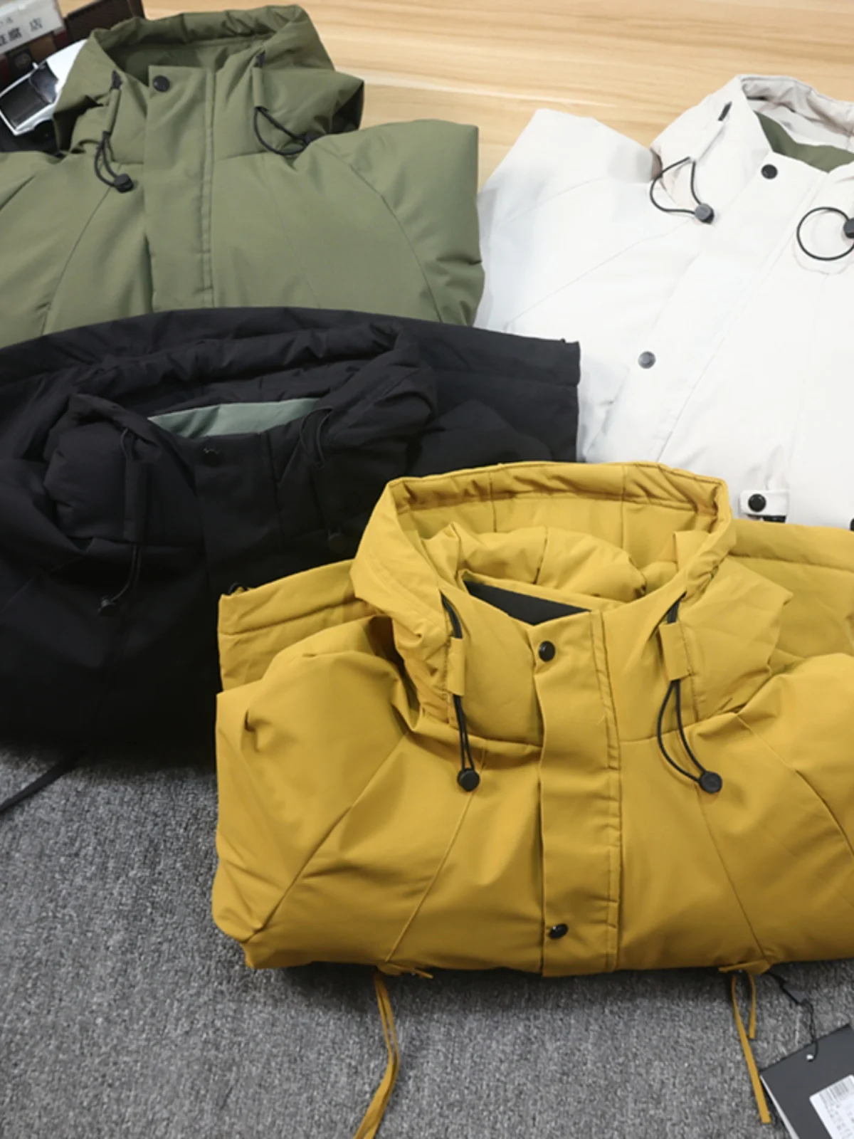 الرجال في الهواء الطلق Thiened مقنعين القطن Jaet الدفء تخزين مقاوم للماء يندبروف سلسلة الجبل Faion Urban Basic Sle