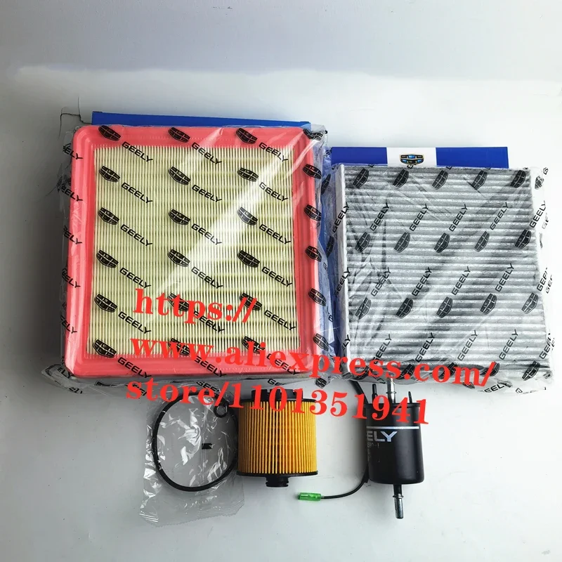 4pcs/set Filter Kit for Gelly/Geely Coolray SX11/Proton X50 1.5T Air ,Oil,Cabin,Fuel Filter