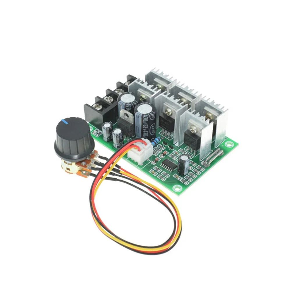 

DC Motor Speed Controller DC10-55V 30A 0-100% High Power Control Switch Motor Speed Regulator DC Motor Speed Control Governor