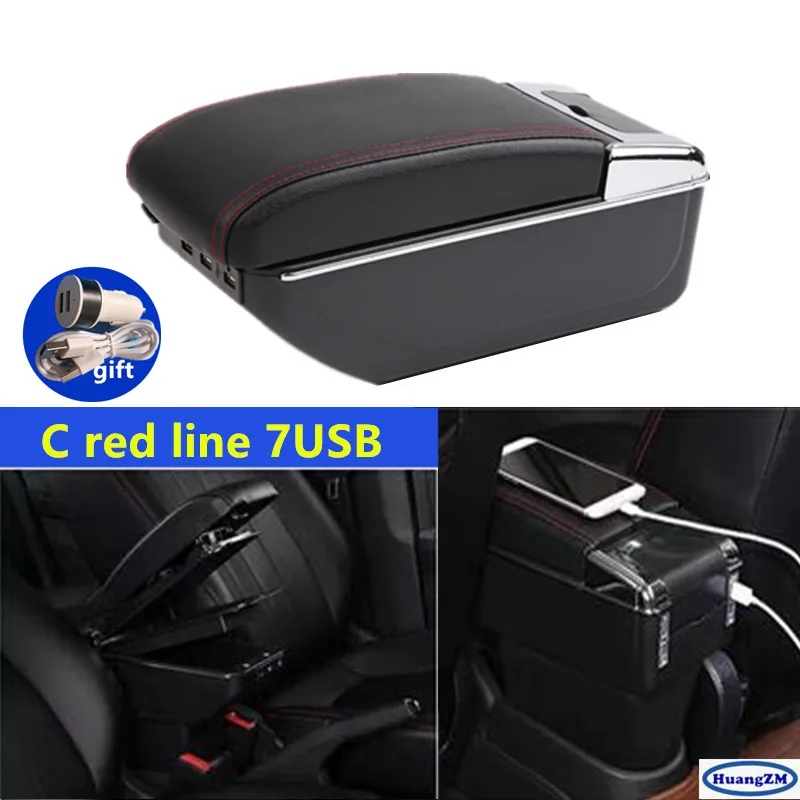 Für Nissan März Micra K13 Armlehne Box Für Nissan Sunny Auto Armlehne Arm Lagerung Box Retrofit Teile Auto Zubehör 2010-2023 – Detail 18
