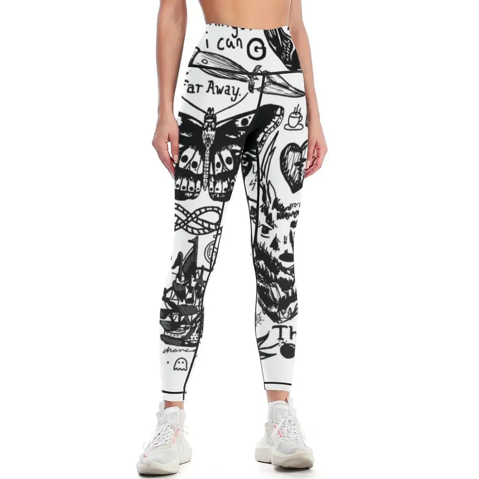 

black design Leggings workout shorts Women's push up for physical Golf wear Womens Leggings