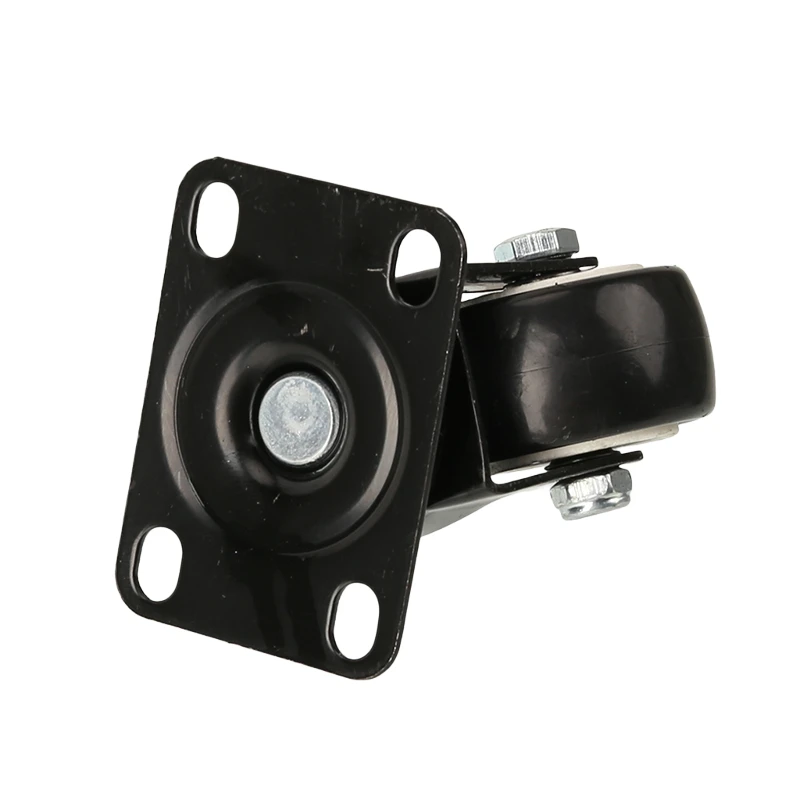 Wear-Resistant 1.5-Inch Gold Diamond Universal Wheel with Small Brake Pulley – Perfect Casters for Light Equipment Instruments