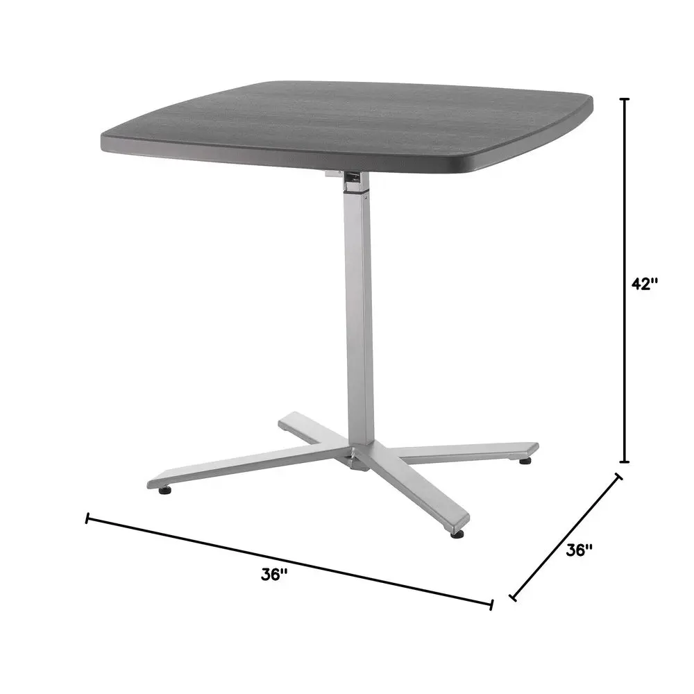 

Cafe Time AdjustableHeight Table, Grey CTT3042
