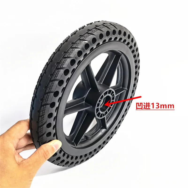 12 Inch 12 * 1.5 Elderly Scooter Electric Wheelchair Tire Front Wheel 12x1.50 Honeycomb Solid Tire Assembly