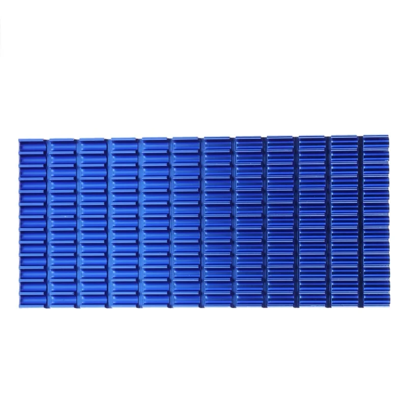 P55 X 6 X 120 Aluminum Heat Sink Cooling Heatsink Sheet For CPU PCB Amplifier Electrical Appliances