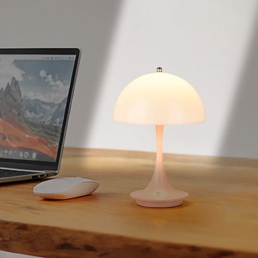 

LED Table Lamp Rechargeable Wireless 3 Colors Dimmable Switch Sensor Touch Bedside Night Light For Restaurant Bar Bedroom Decor