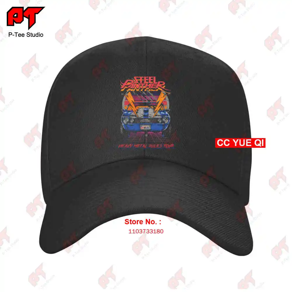 Nwt Steel Panther Heavy Metal Rules American Rock Music Band Tour Baseball Caps Truck Cap FQDQ