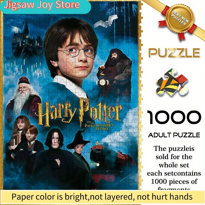

of Warner Bros. Seamless Puzzles Z9.16-53, Featuring The Magical World of Harry Potter, Measuring, Durable And Thick Puzzle, P
