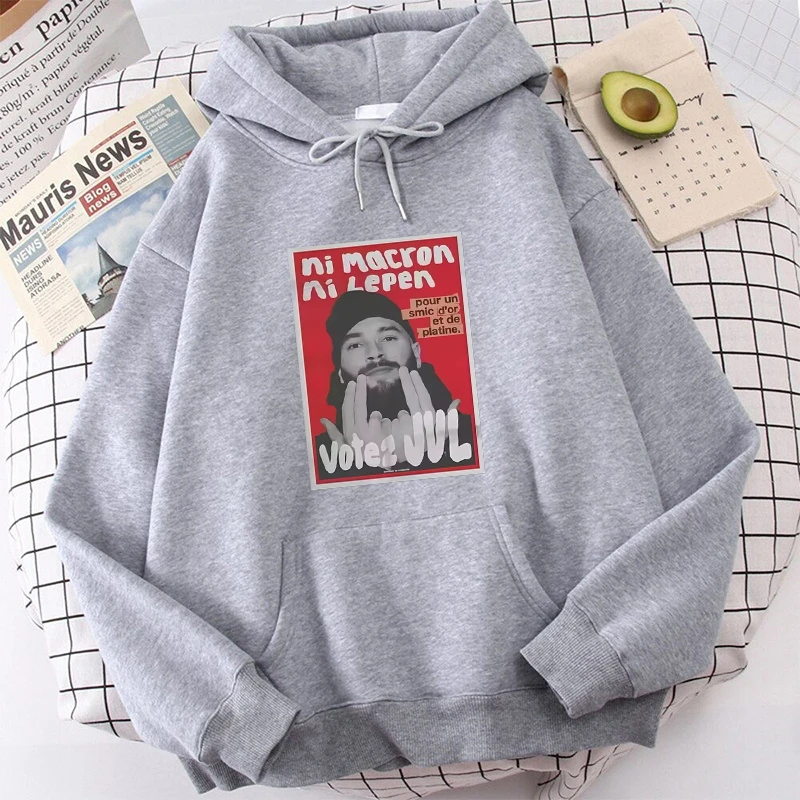 New French Rapper JUL Graphic Print Hoodie Sweathshirts Men Women Hooded Pullover Unisex Long Sleeve Hoodie Tops Couple Hoodies
