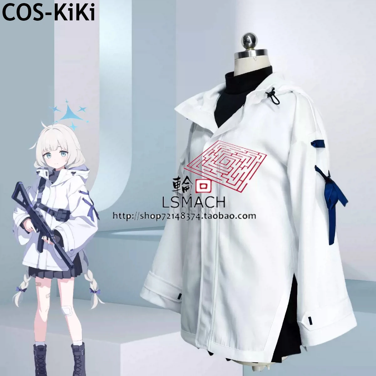 Disfraz de Cosplay COS-KiKi Blue Archive Tachigi Maia, Falda JK, Uniforme Escolar, para Halloween, Carnaval, Fiestas y Juegos de Rol