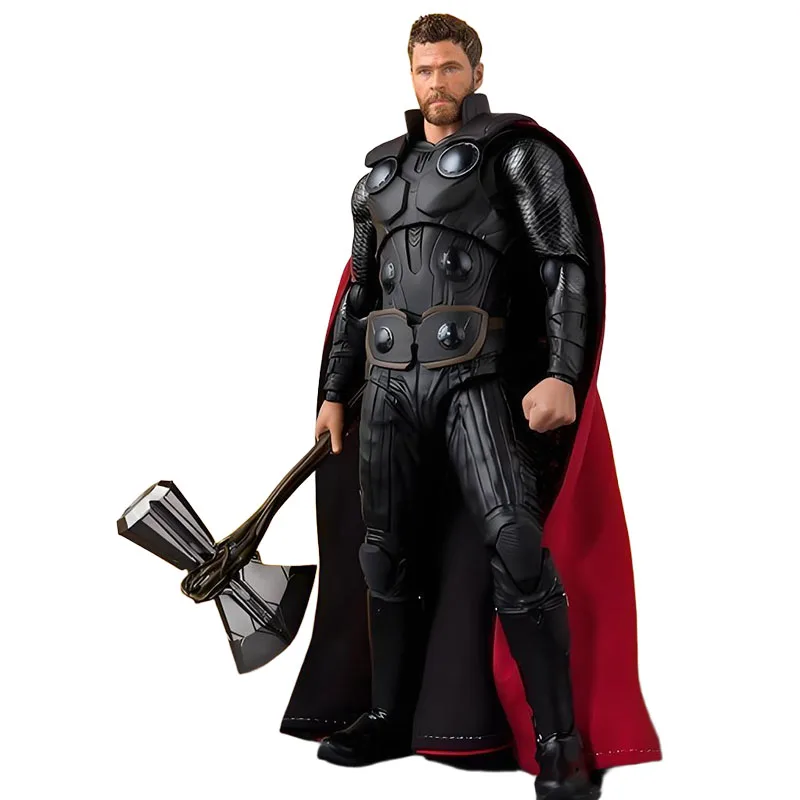 BANDAI Original S.H.Figuarts Avengers: Infinity War – Thor Anime Actionfiguren Spielzeug für Jungen Weihnachtsgeschenk Sammlermodell