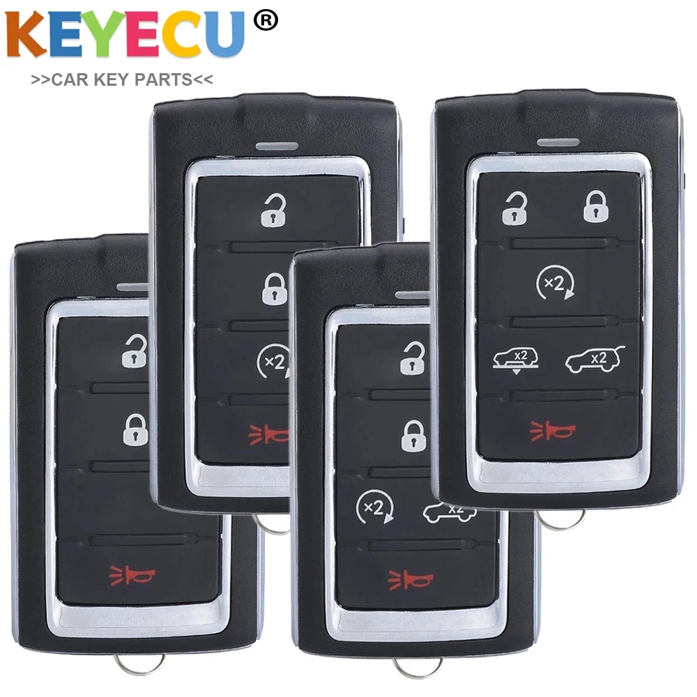 KEYECU for Jeep Wagoneer Grand Cherokee L 2021 2022 2023 Smart Remote Car Key With 3 4 5 6 Buttons 433.92MHz Fob M3NWXF0B1