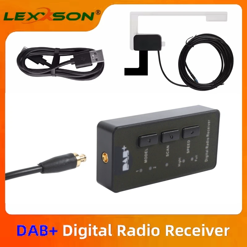 DAB/DAB+ Antenna With USB Adapter Android Car Radio GPS Stereo Receiver Player For Europe Universal Signal Head Unit Player