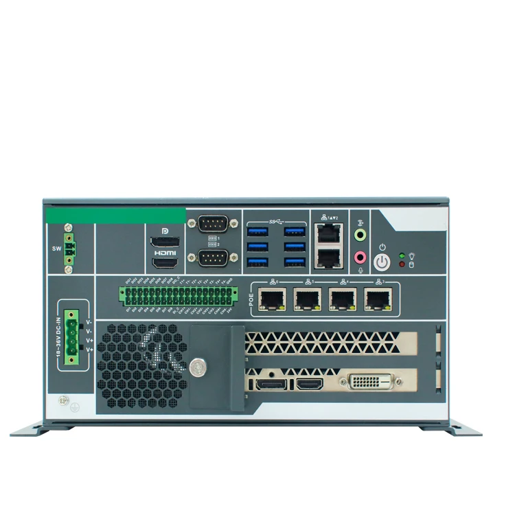 Core 12th/13th Machine Vision Industrial Computer Six Gigabit Ethernet Industrial Control Host PC