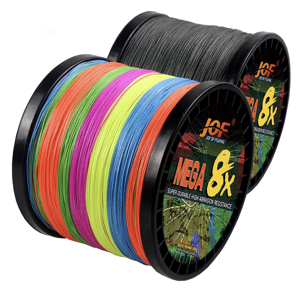 

Smooth PE Braided Lines 300m 500m Multi-color Fishing Line Maximum Resistance 78LB Multifilament Trolling 8.2~35.8KG Sea Stream