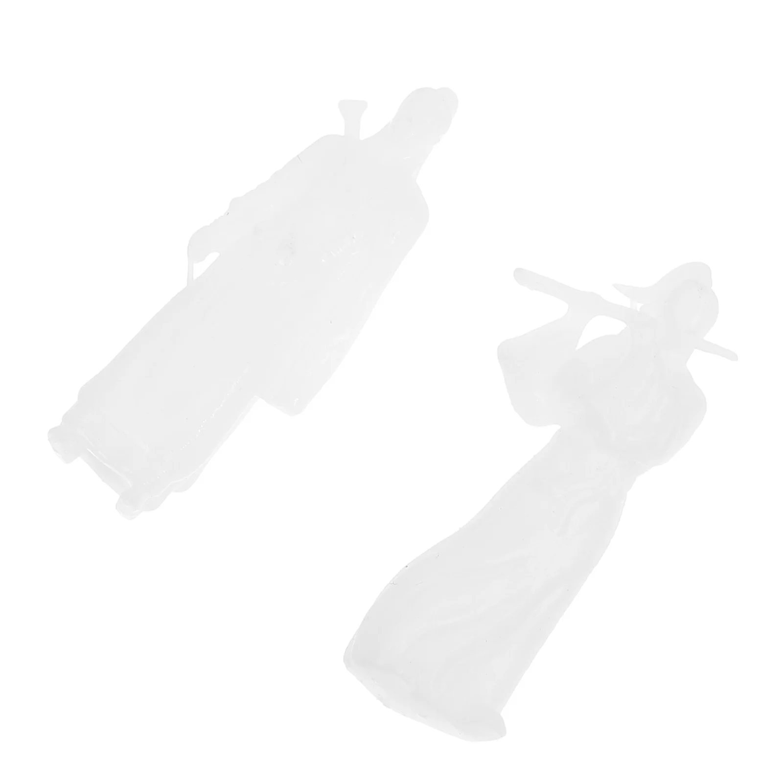 

2pcs Miniature Ancient Chinese Figure Statues Micro Landscape For Garden Decoration Bonsai Desktop Decor Mini Art Craft Plastic