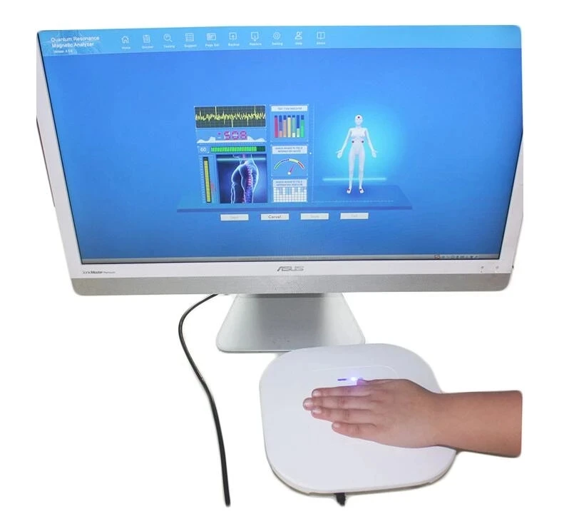 Original QMR-998 Quantum Resonance Magnetic Analyzer Set Hand Touch Quantum Body Analyzer With 52 Reports