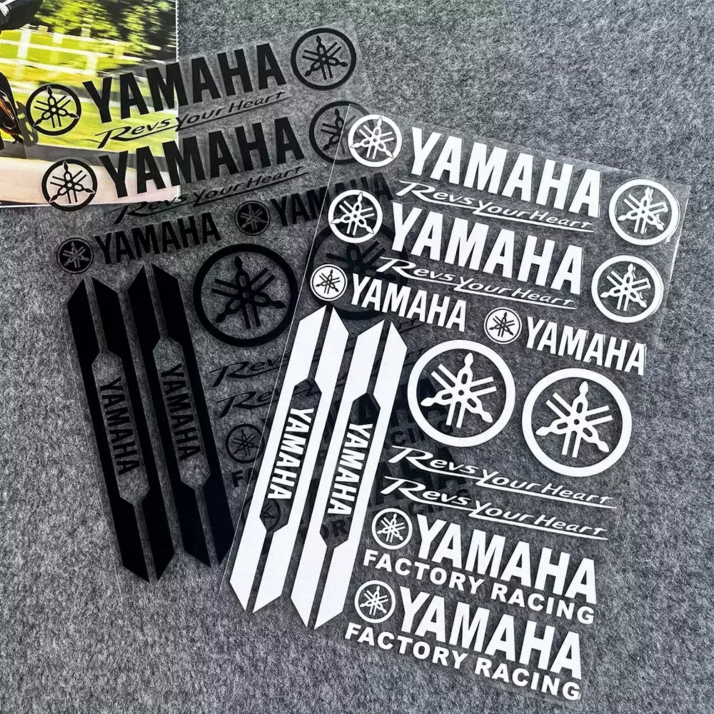 Pegatinas para motocicleta, accesorios de modificación, logotipo de letra láser, casco de carreras para moto de cross, calcomanías decorativas impermeables para tanque de combustible
