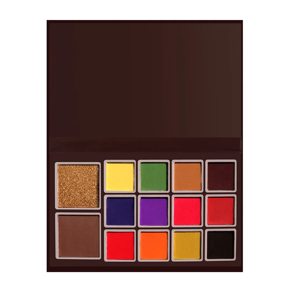 10pcs Eye Shadow Palette Private Label Cosmetics Wholesale Makeup Colorful Pigment Glitter Shimmer Eyeshadow Powder 14 Colors