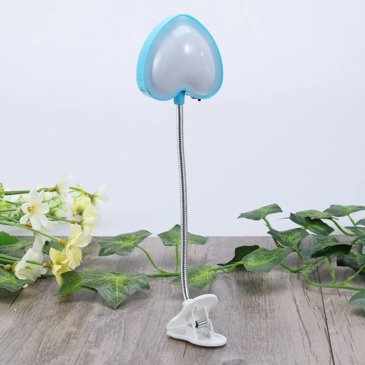 

Синяя USB LED настольная лампа с защитой для глаз, регулируемая лампа-прищепка для чтения, прикроватная лампа для книжной полки