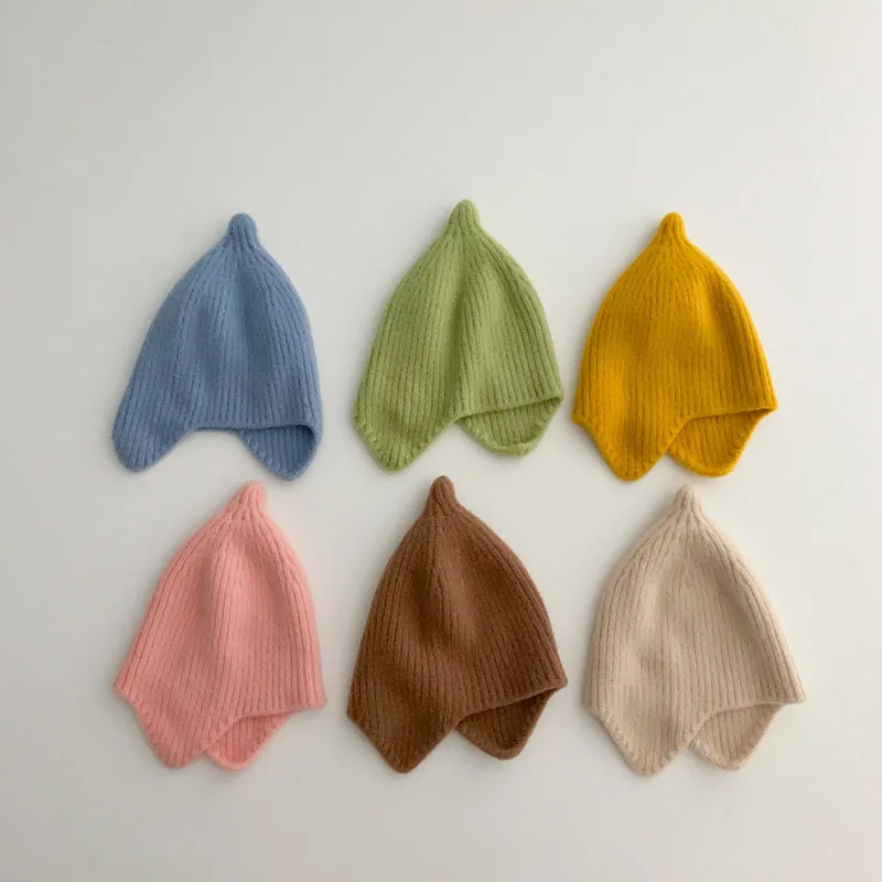 Bonnet de Protection des Oreilles pour Bébé Fille et Garçon, Doux, en Laine, Collection Automne Hiver 2024