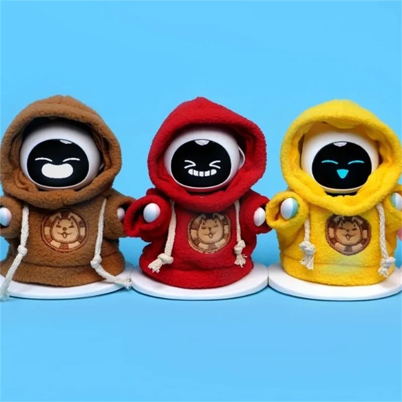 

1Pcs Random Clothes Eilik Toy Robot Hoodie Emo Cute Intelligent Companion of Pet Robot AI Intractive Smart Toys Parts