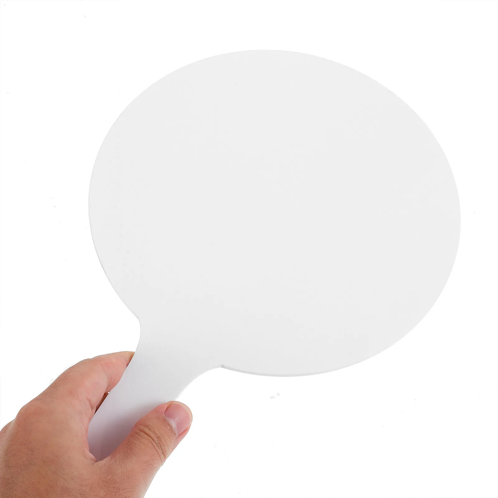 2 Pcs Hand Held Dry Erase Paddle Auction Paddles White Board with Handle Handheld