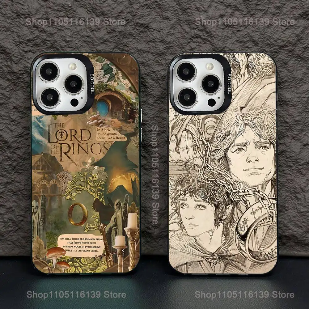 

The L-Lord TV OF The R-Rings Phone Case For iPhone 16,15,14,13,12,11,Pro,XS,Max,Plus,Mini,SE Black Candy Matte Shockproof Cover