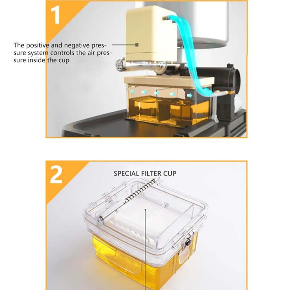 Multifunktionale Erdnuss Sesam Öl Filter Kommerziellen Öl Presser Haushalt Kleine Vakuum Öl Presse Extractor