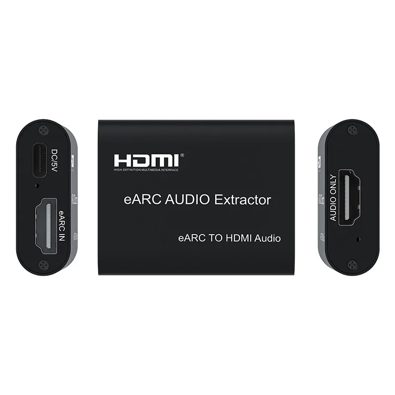 EARC Audio Extractor EARC To HDMI Audio Converter Splitter Adapter Support CEC 5.1CH 7.1 Sound TV To Amplifier Soundbar Speaker