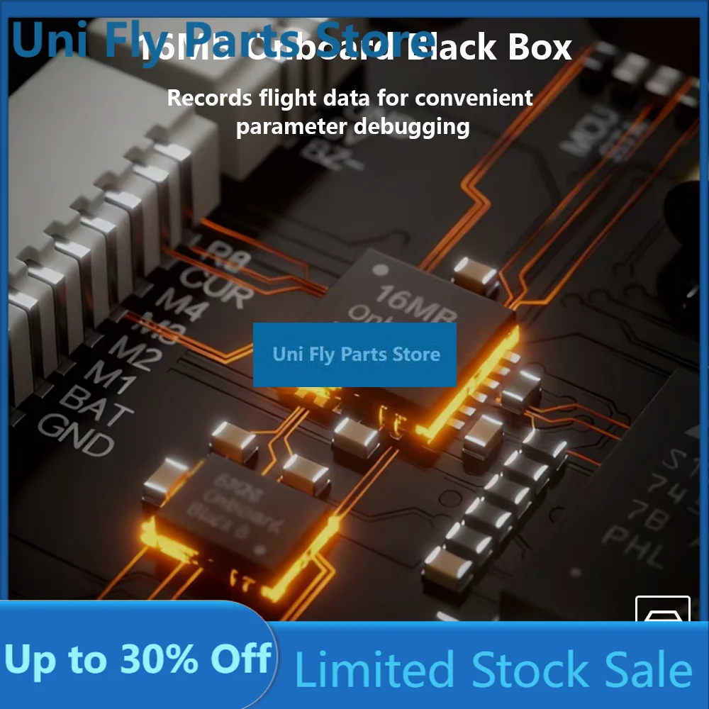 UniFlyHPXGRC H743 Stack H743 Flight Controller Dual ICM42688P With 100A/120A ESC 3-12S LIPO 30.5x30.5mm For FPV Racing Drone RC