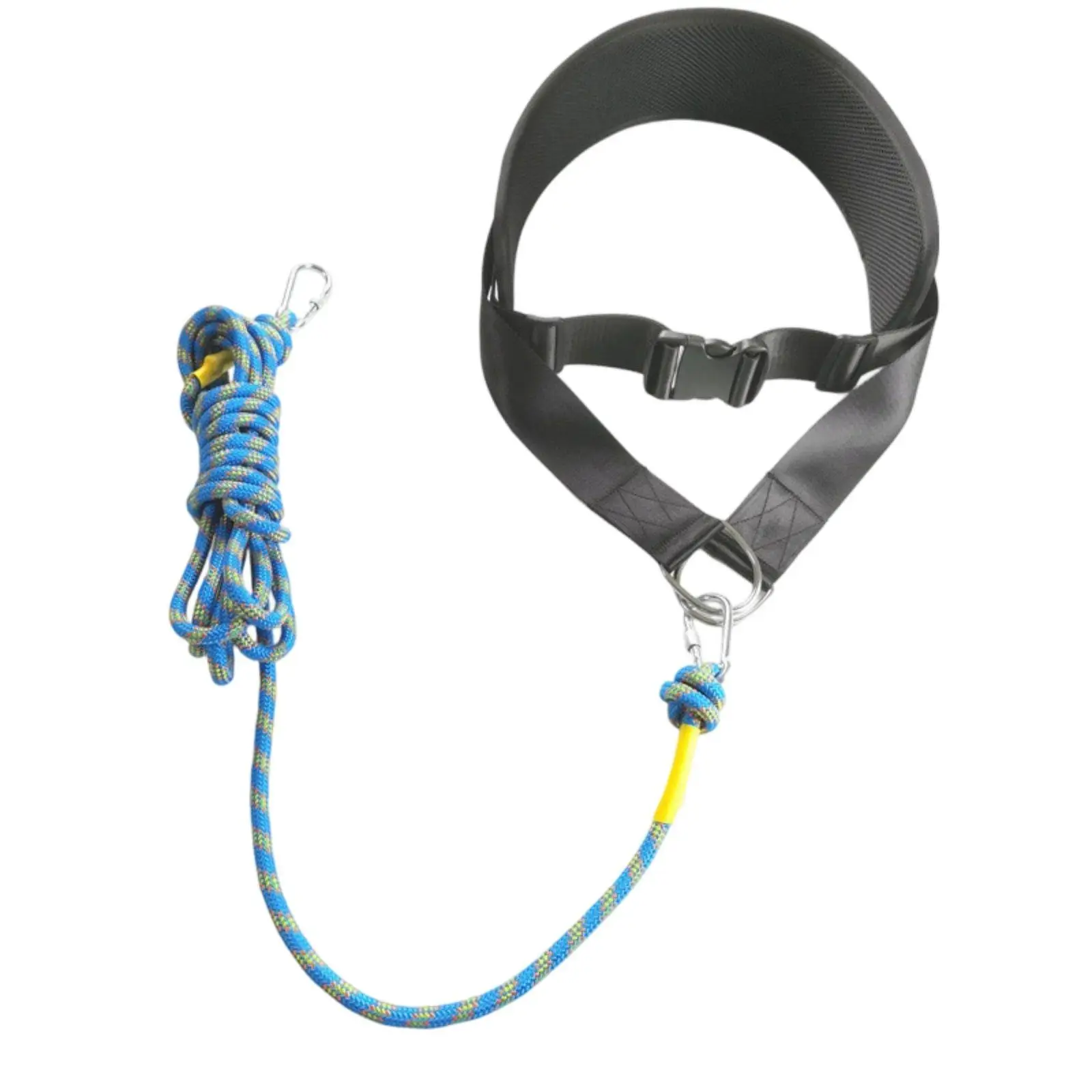 Training Tow Strap Adjustable Resistant Rope Outdoor Fitness Harness for Weighted Sled Workouts