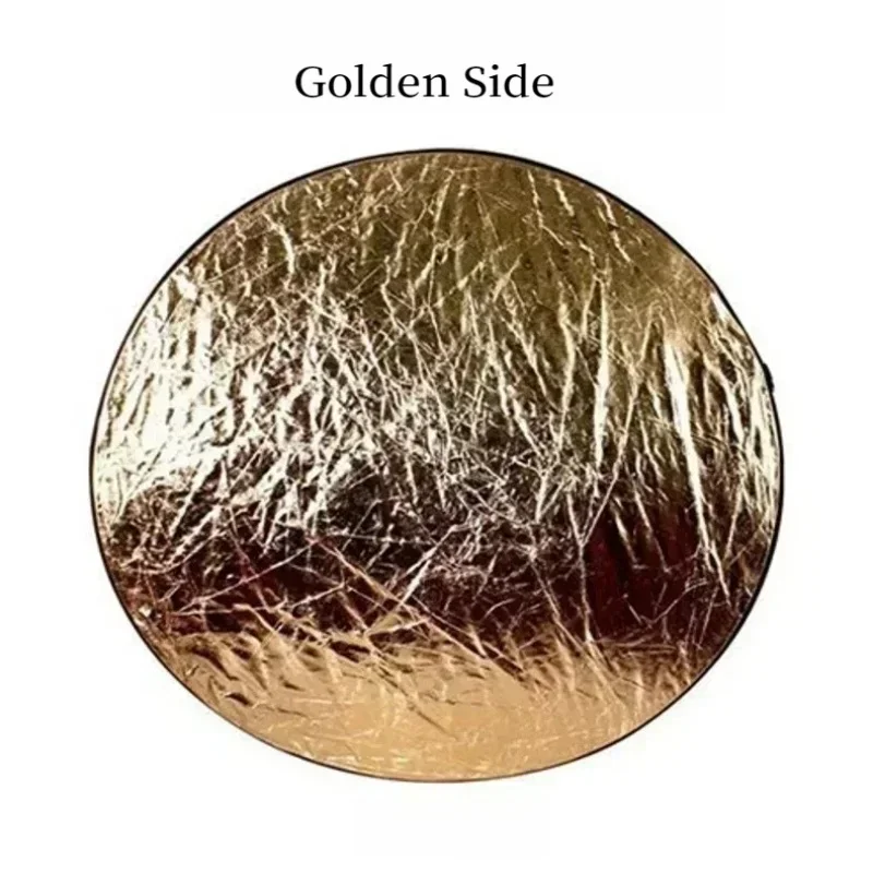 30cm/60cm/80cm/110cm 5-in-1 Collapsible Reflector Diffuser - for Photography Portrait Studio YouTube Streaming