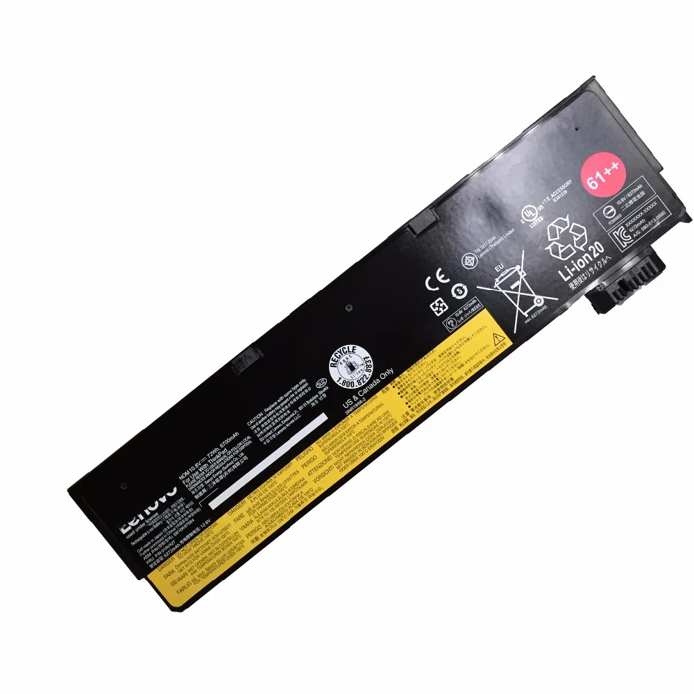 61++ 10.8v 72wh 01AV427 New Original Laptop Battery for Lenovo ThinkPad T470 T570 P51S 01AV427 01AV423 SB10K97580 01AV492