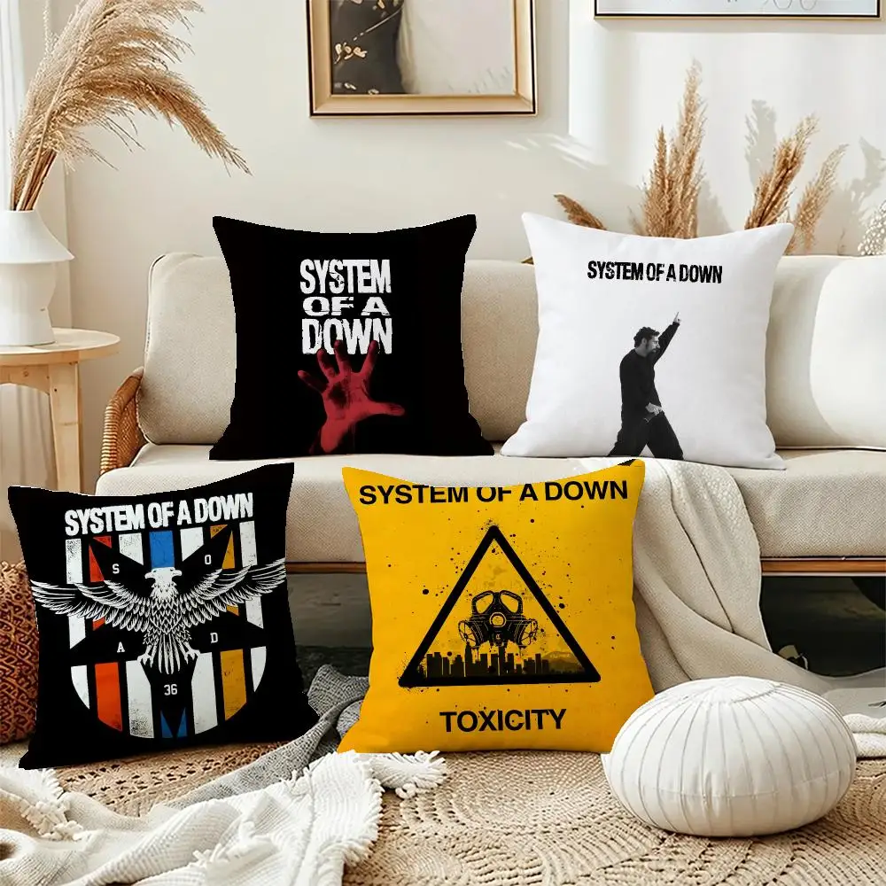 Alt Band System of a Down Cushion Cover Short Plush Pillowcase, Washable Wrinkle Resistant Cover for Bedroom Gift