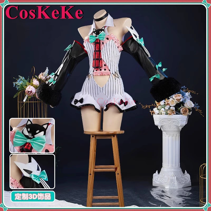 【Customized】CosKeKe Virtual Idol Cosplay Game Zenless Zone Zero Costume Fashion Sweet Lovely Uniform Activity Role Play Clothing