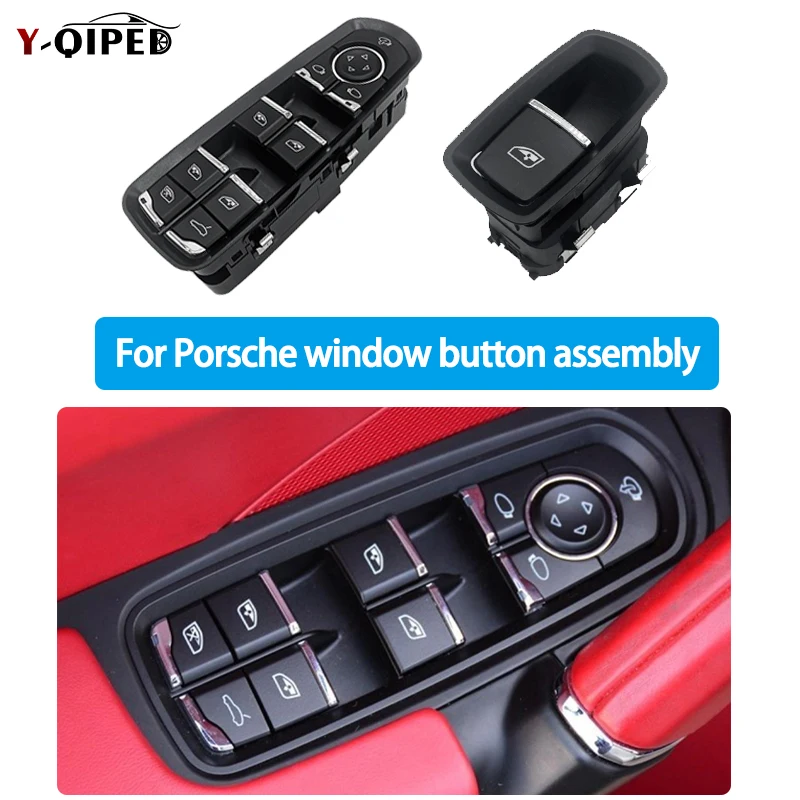 For Porsche Cayenne 92A/958 2011-2017 Panamera 970 Macan 95B Window Regulator Door Switch Assembly Push Buttons Accessories