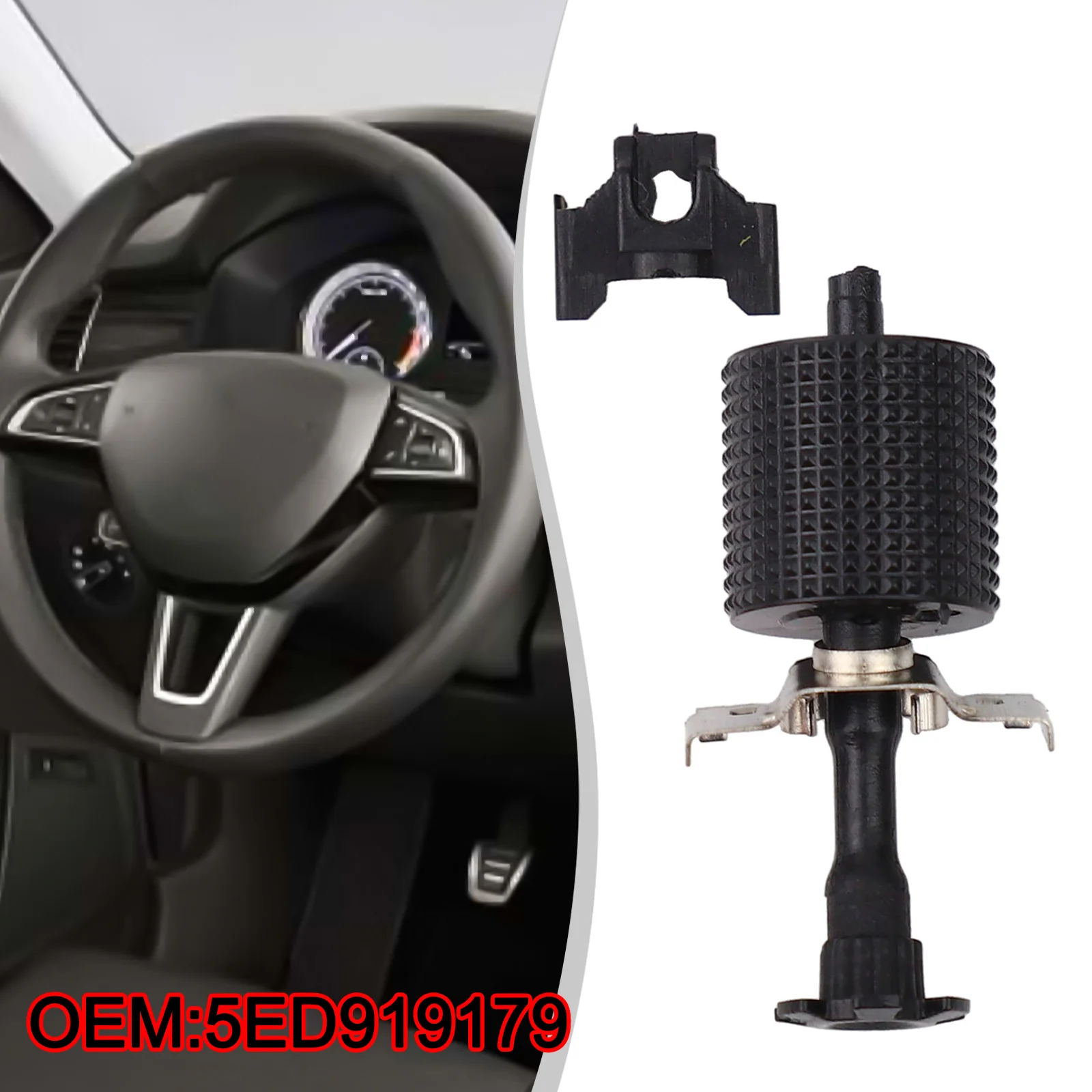 Car Accessories 5ED919179 Steering Wheel Switch Roller Coil Module Car Control Switch Wear-resistant Design All Models Fitment