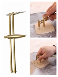 Brass Clay Sculpture Compasses Pottery Tools DIY Creative Modeling Pottery Handicrafts Round Clay Cutting Fine Measuring Tools