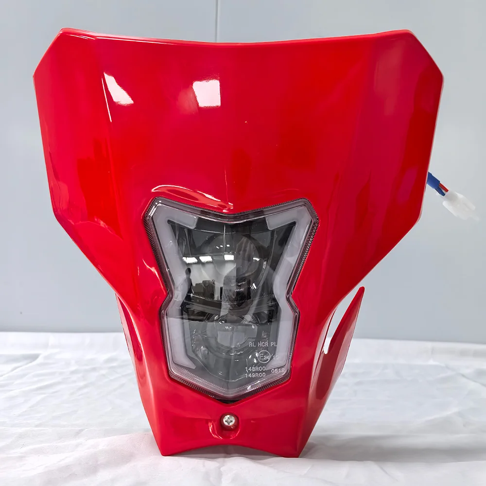 

For Honda CRF450RL CRF450L CRF 450 RL L 2019 - 2026 LED Headlamp Headlight Motorcycle Light Assembly Fairing Mask w/ DRL E24