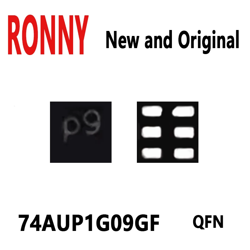 10 PZ Nuovo e Originale 74AUP1G09 74AUP1G09GF P9 QFN
