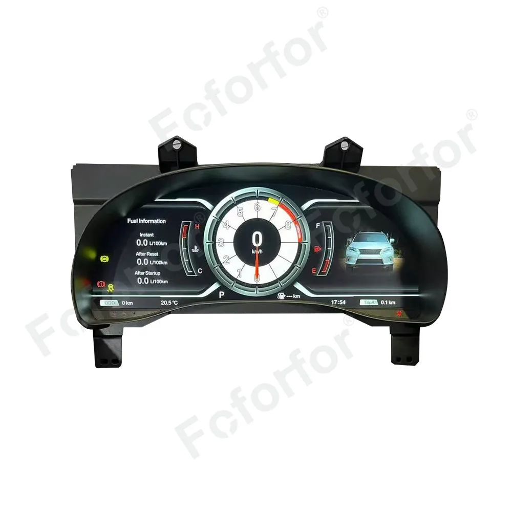 The Lastest Digital Dashboard Panel For Lexus RX 2009-2015 Virtual Instrument Cluster Cockpit LCD Speedometer Carplay
