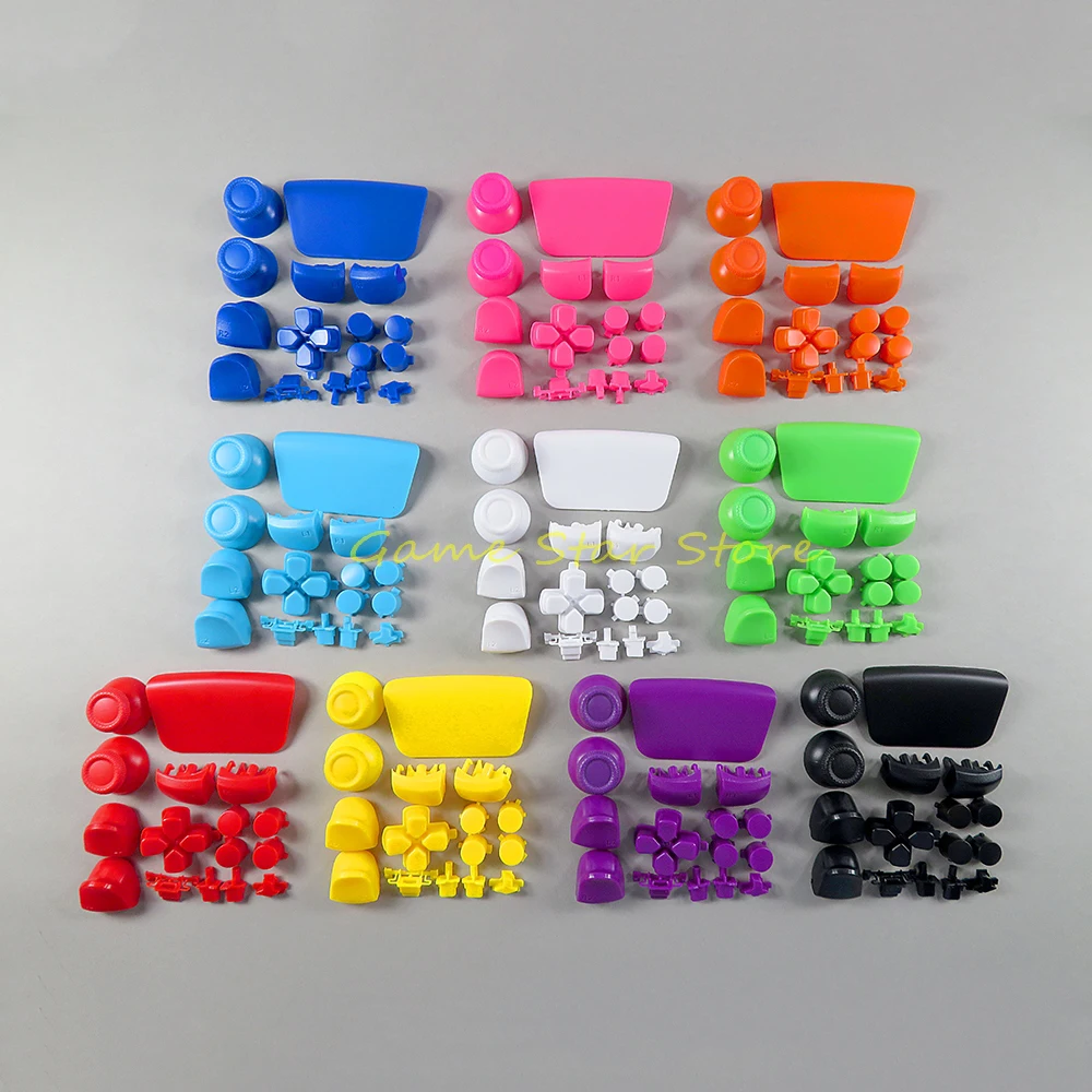 1set Full Set Plastic Buttons for PlayStation5 PS5 V1.0 Controller Joystick Cap L1 R1 L2 R2 ABXY D-pad Direction Key Kits view 6